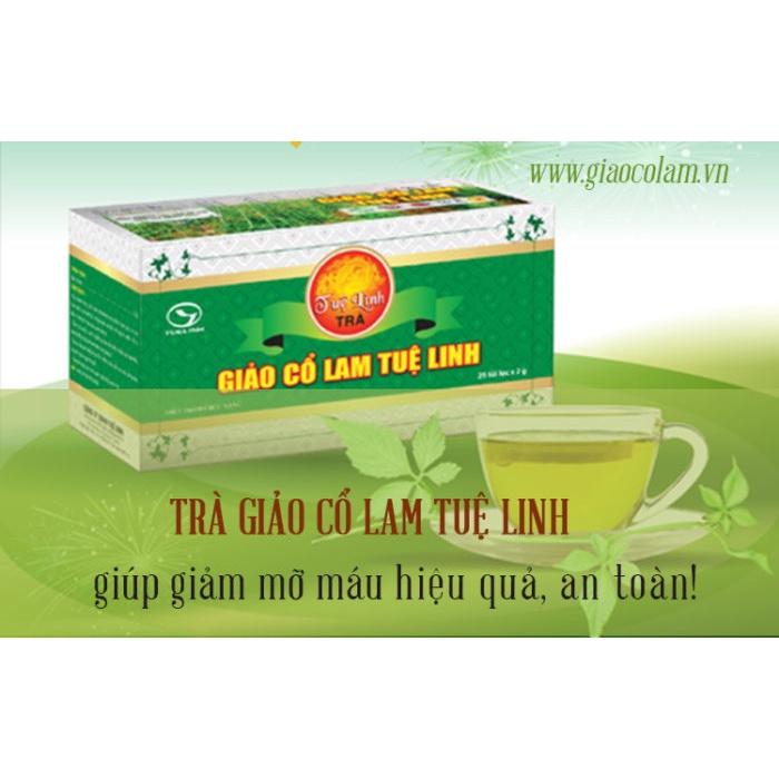 Giảo Cổ Lam Tuệ Linh - Hỗ trợ Phòng ngừa Bệnh Tim Mạch, Tiểu Đường, Mỡ Máu 60 viên