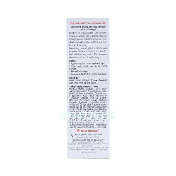 ✅ DẦU GỘI CHẤY ALADIN SAO THÁI DƯƠNG