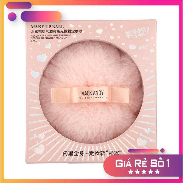Bông Phấn Bắt Sáng Mack Andy Make Up Ball Cao Cấp Chất Lượng