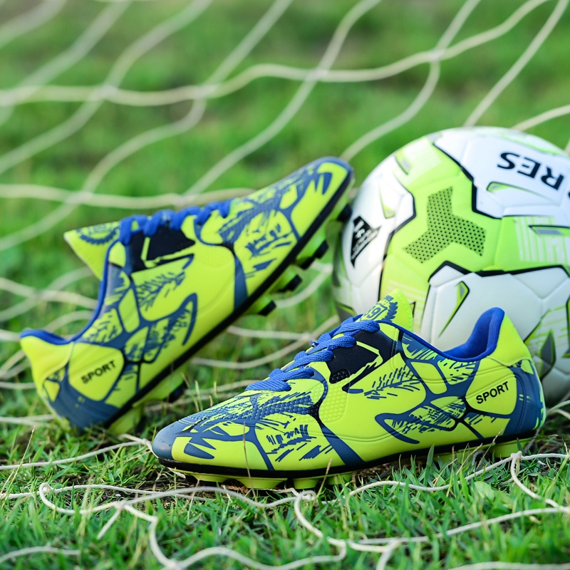 Giày Đá Bóng Cổ Cao Size 34-38 A354t 8 e5m88 Thời Trang Mùa Xuân Cho Bé