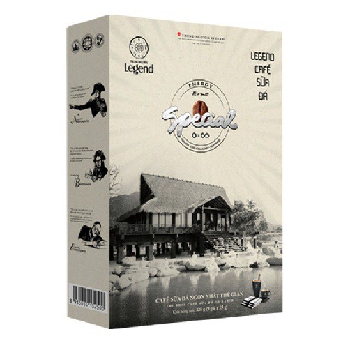 Legend Cafe Sữa Đá 225g( 9 gói* 25g)