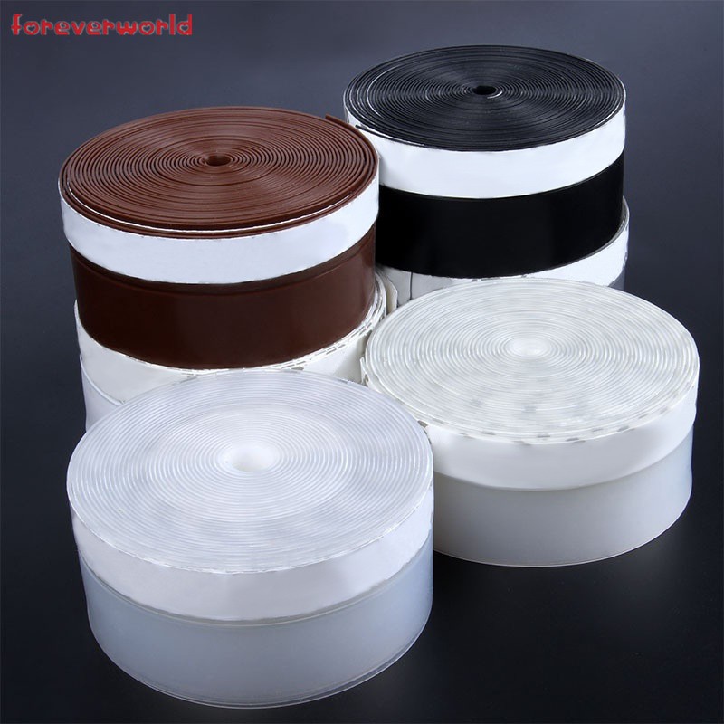 Dải silicone chắn khe cửa chống bụi tự dính dài 1m