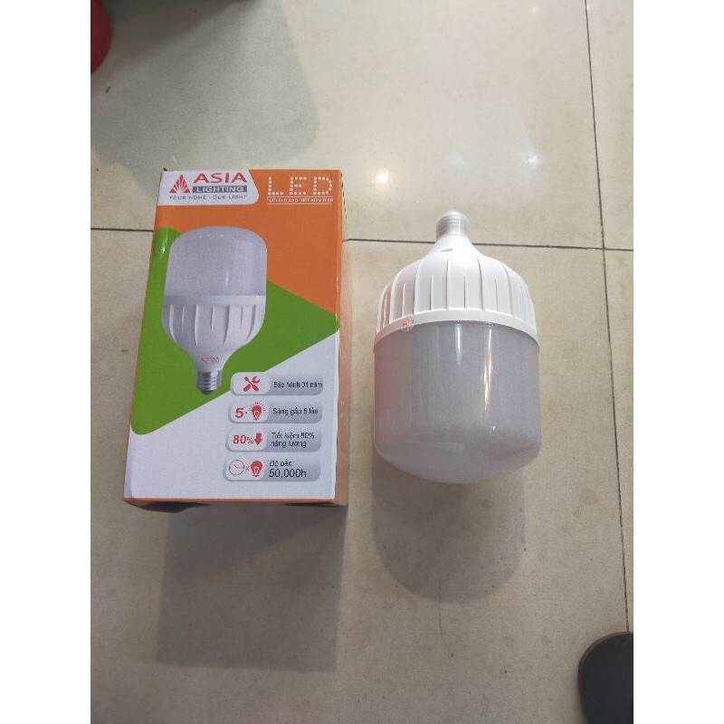 Bóng led búp asia 50w-40w-30w chính hãng đui e27