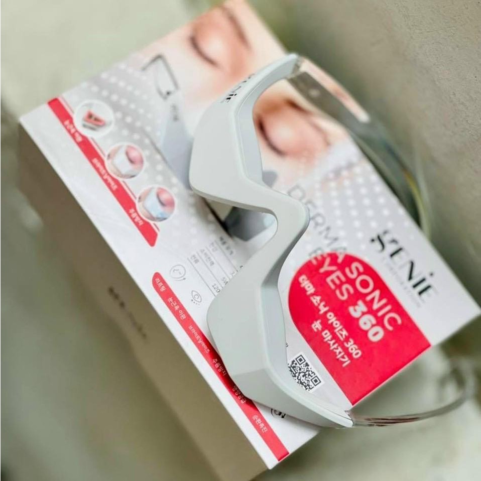 Máy Massage Mắt Genie Derma Sonic Eyes 360 Giảm Bọng Mắt Quầng Thâm