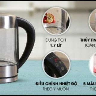 Ấm siêu tốc Happy Cook HEK 170GD