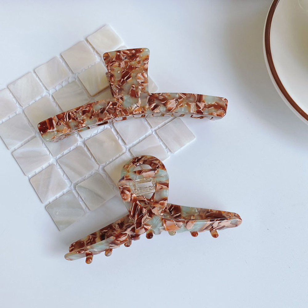 Kẹp Tóc Họa Tiết Hình Học Retro Thời Trang Cho Nữ