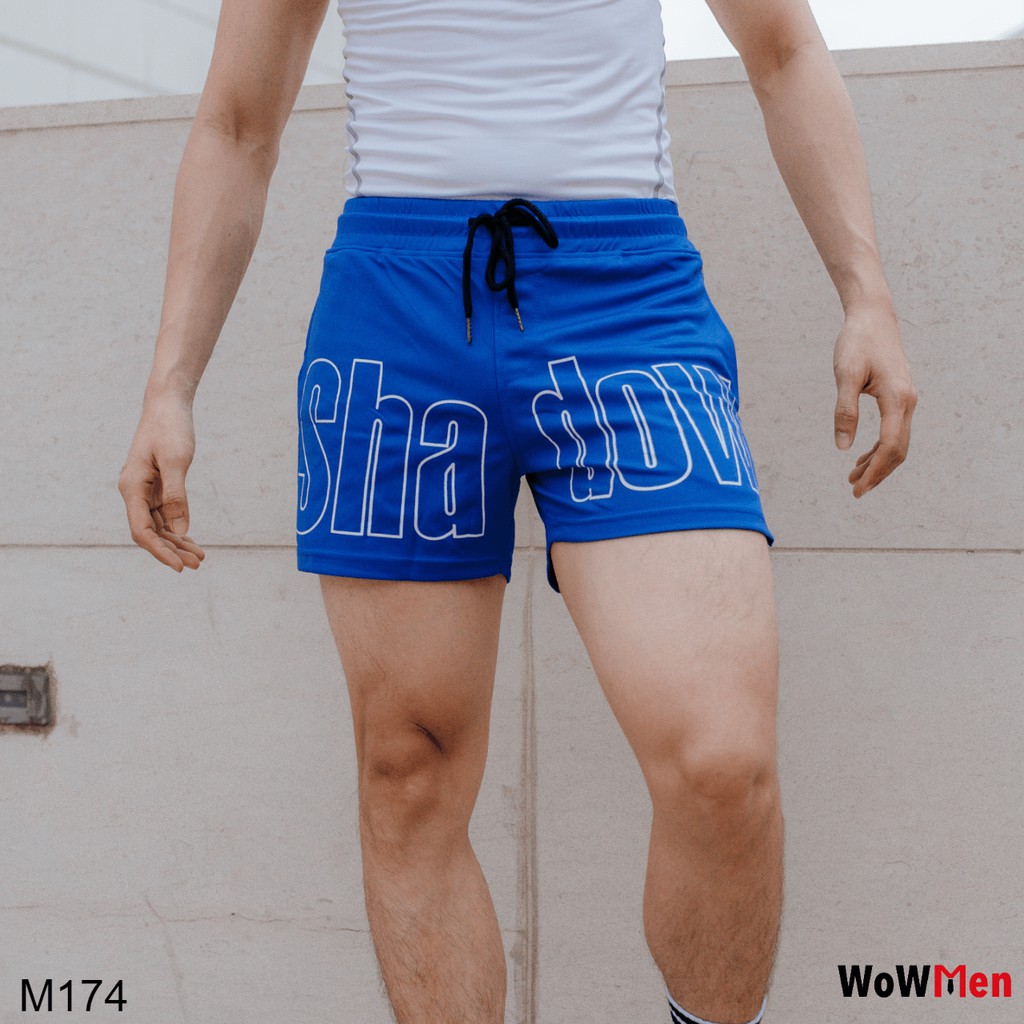 Quần Short Thun Nam Ngắn Ngang Đùi Tập Gym Thể Thao Chạy Bộ Đi Bơi Quần Đùi Nam Ngắn Mặc Nhà - M174