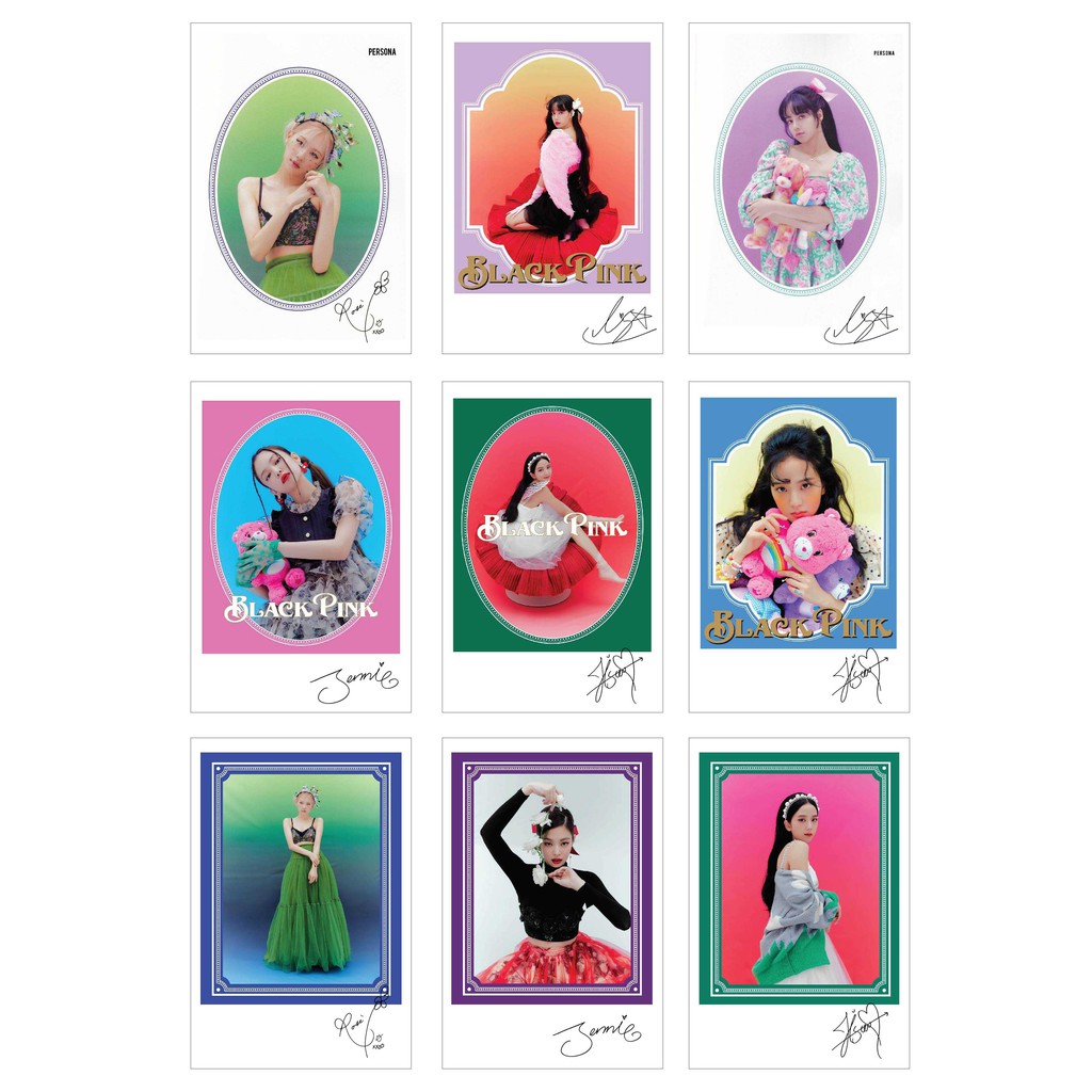 Ép Lụa] Lomo Card 81 Ảnh BLACKPINK - Season's Greeting 2021