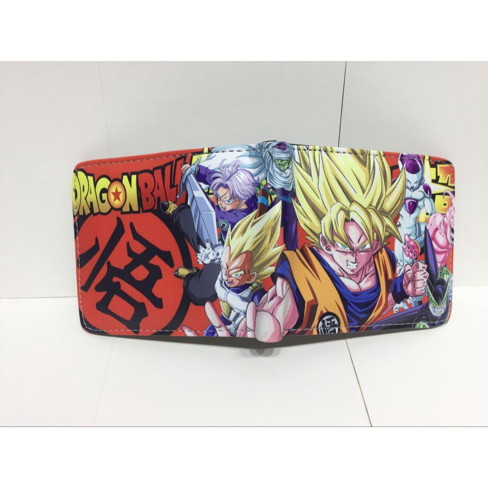 Ví Ngắn Đựng Tiền/Thẻ In Hoạt Hình Dragon Ball Z Dễ Thương Cho Nam