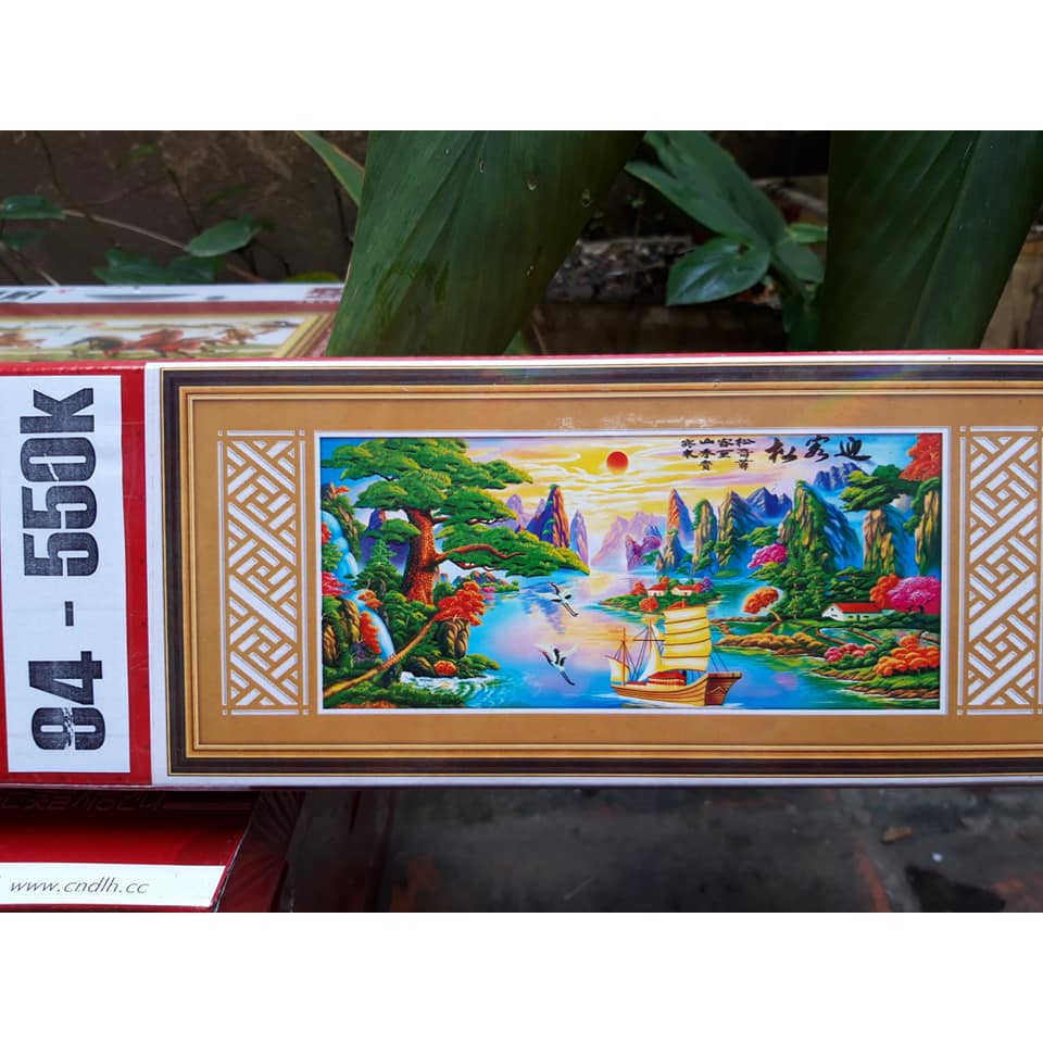 Combo 2 bức tranh thêu chữ thập