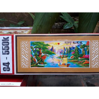Combo 2 bức tranh thêu chữ thập