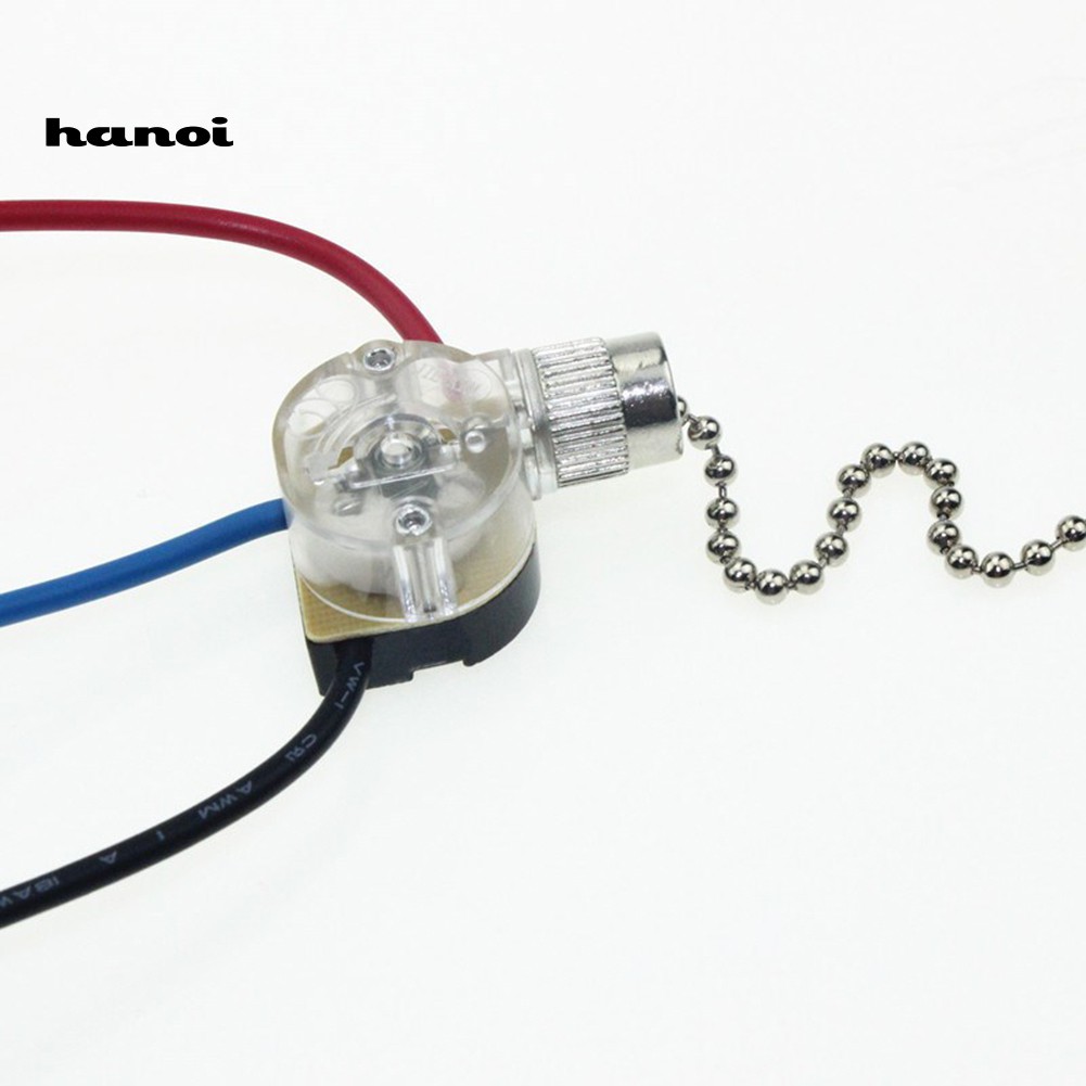 Công Tắc Đèn Treo Trần Nhà Dạng Chuỗi Hạt 3 Dây Thay Thế Tiện Dụng