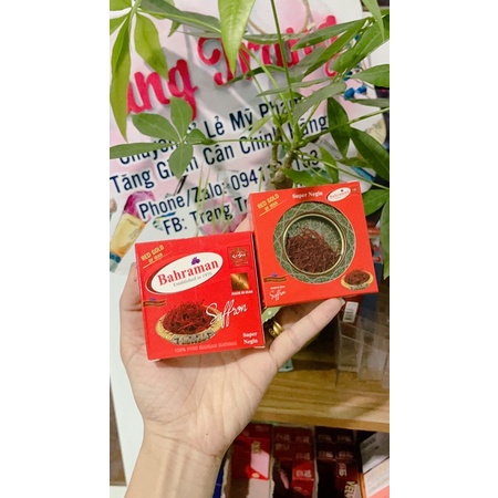 NHUỴ HOA NGHỆ TÂY SAFFRON BAHRAMAN IRAN 1Gr