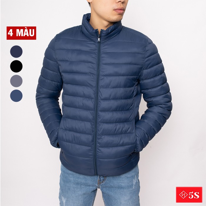 Áo Khoác Phao Nam 5S, 5 Màu Basic, Chất Liệu Poly Cao Cấp, Giữ Ấm Cực Tốt