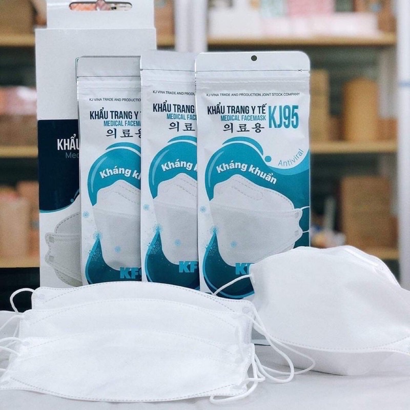 [CHÍNH HÃNG] Khẩu Trang 4D Mask Model KF94 4 Lớp Kháng Khuẩn KJ95 Medical Facemask Chuẩn FDA - CE Công Nghệ Hàn Quốc