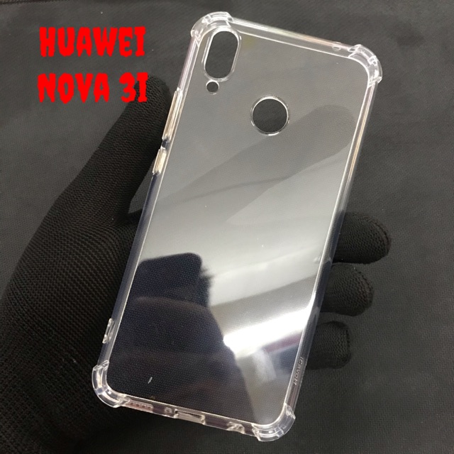 Ốp Lưng Huawei Nova 3i Dẻo Trong Suốt Chống Sốc Có Gù Bảo Vệ 4 Gốc