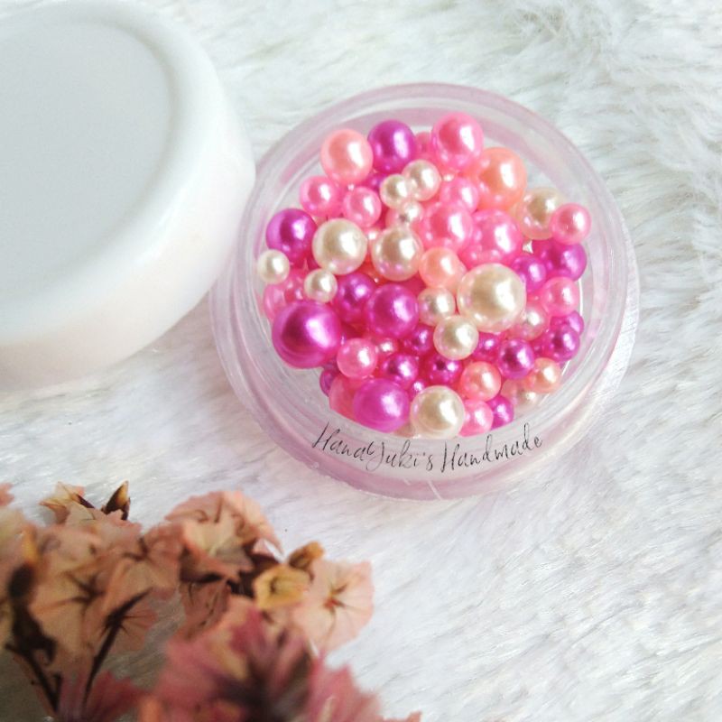 Hạt Giả Ngọc Trai vnhiều màu đẹp dùng trong Resin, sáng tạo nghệ thuật