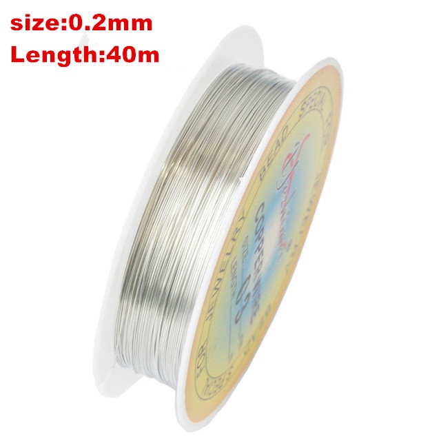 Cuộn Dây Kim Loại Mạ Vàng Bạc 0.2-1mm Dùng Làm Trang Sức Thủ Công