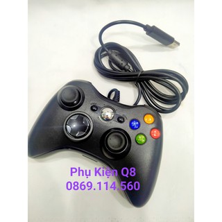 Tay cầm game đơn rung USB 360
