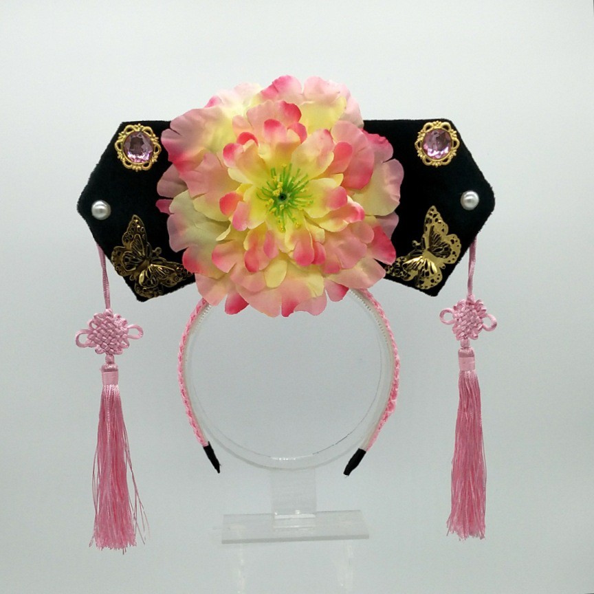 Bờm tóc cho bé, phụ kiện cho bé, bờm tóc công chúa, cách cách phong cách Trung Hoa Tiểu Yến Tử