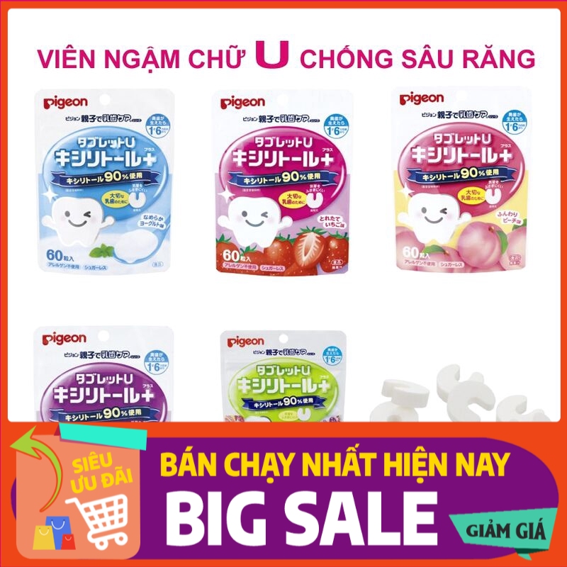 KẸO NGẬM SẠCH – CHỐNG SÂU RĂNG PIGEON DÀNH CHO BÉ 50G