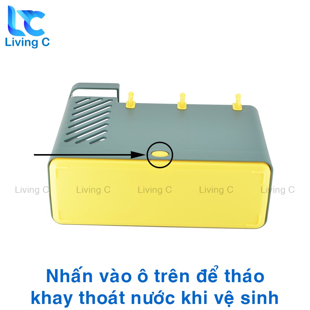 Giá kệ cắm dao đũa muỗng Living C , ống đũa nhà bếp dán tường đa năng _K185 | BigBuy360 - bigbuy360.vn