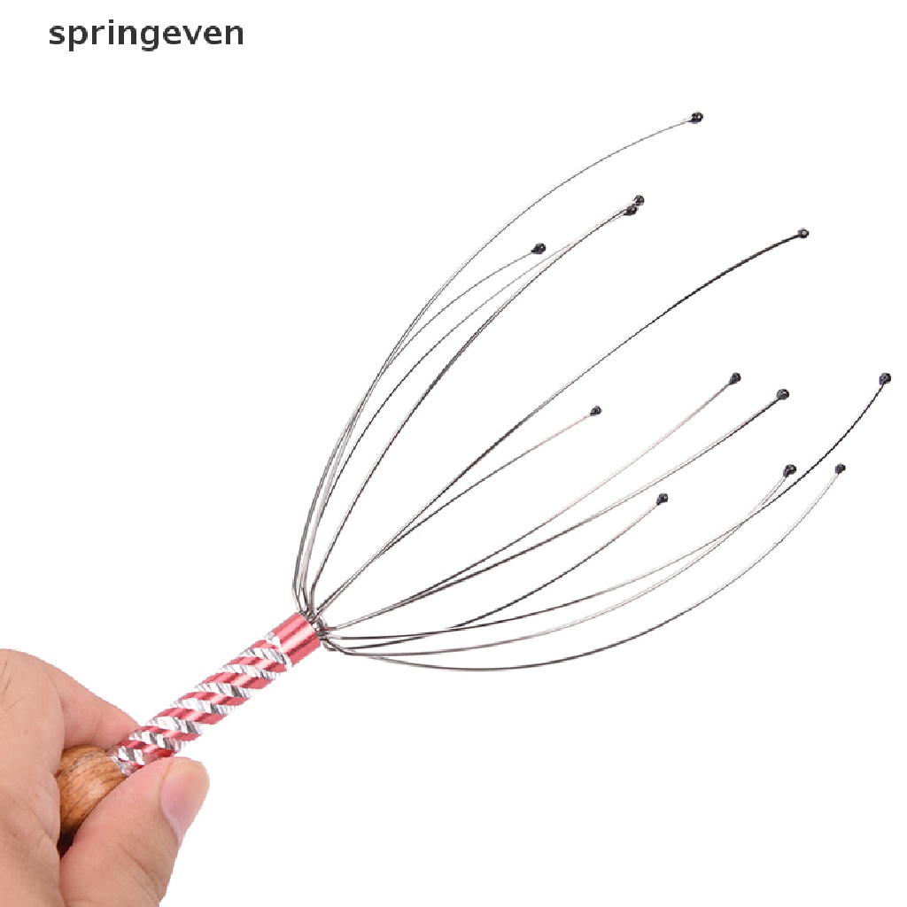 Springeven Bộ 2 Dụng Cụ Massage Thư Giãn Da Đầu / Cổ / Lưng / Chăm Sóc Sức Khỏe