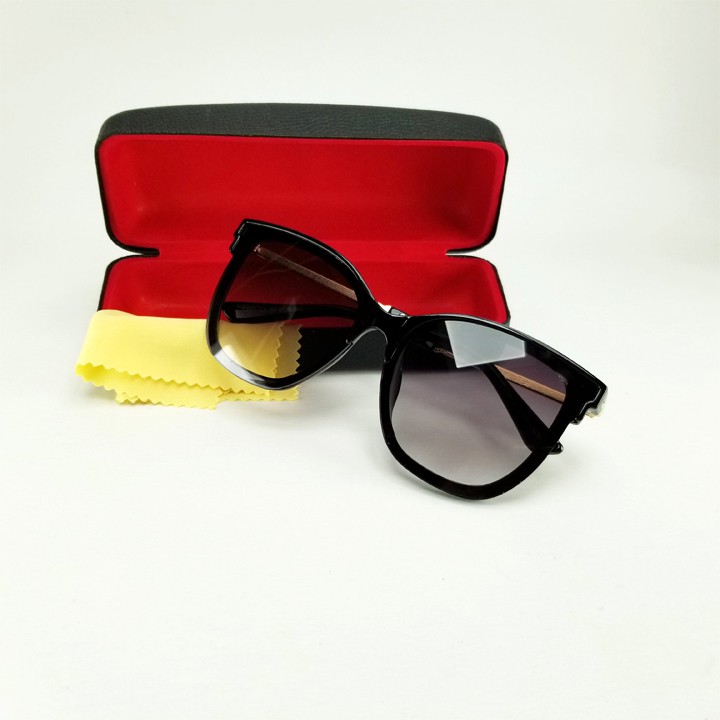 Mắt kính mát nữ ốc không viền 2551 màu khói xám, nâu trà, mận đỏ, gọng kính kim loại ôm mặt - Đạt chuẩn UV400 - Giá sỉ | BigBuy360 - bigbuy360.vn