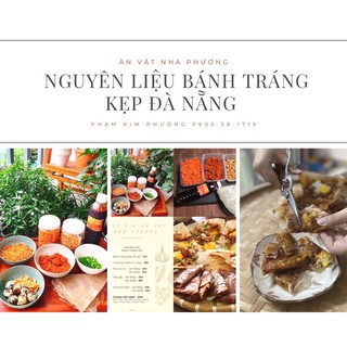 Combo nguyen liệu bánh tráng kẹp Đà Nẵng