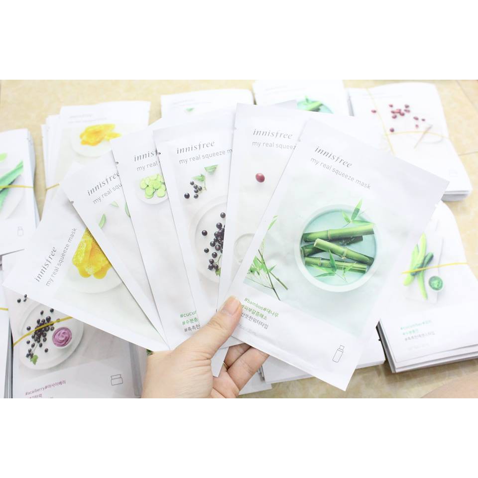 MẶT NẠ GIẤY INNISFREE MY REAL SQUEEZE MASK