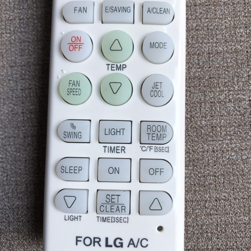 Điều khiển điều hòa LG MLLG5 ,Remote máy lạnh LG inverter loại lớn