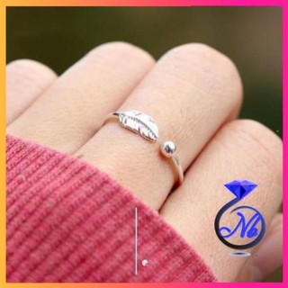 Nhẫn bạc đẹp 💖FREESHIP - Nhẫn lông vũ bạc ta