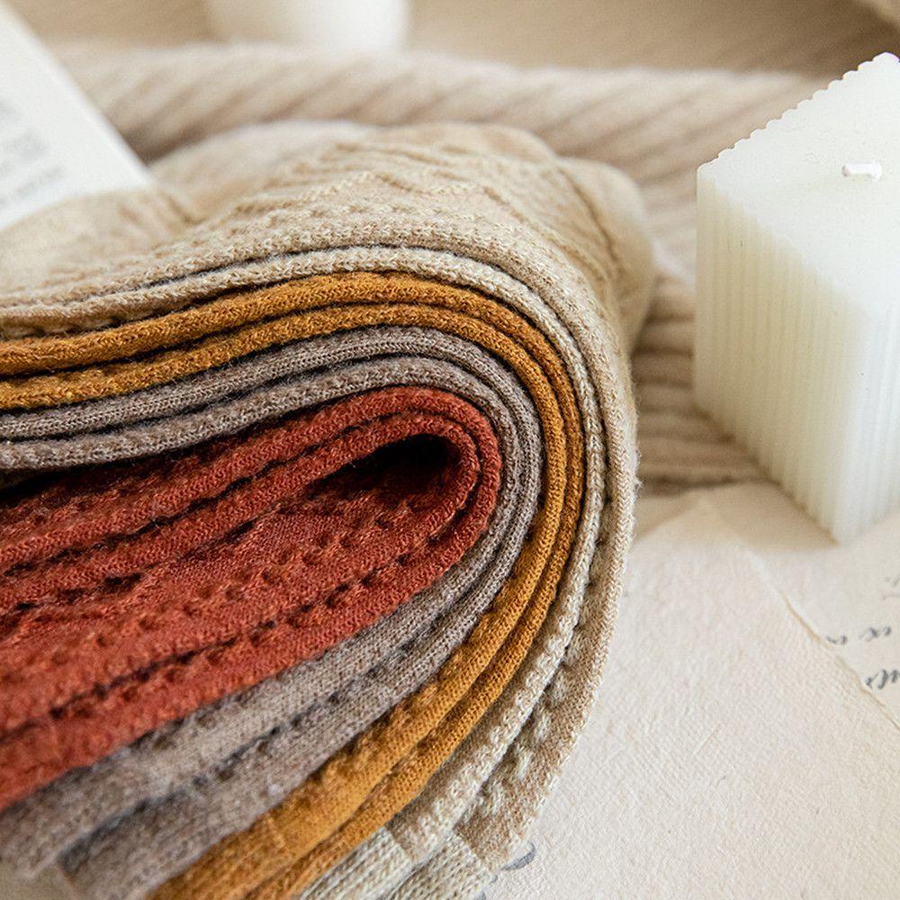 Chăn Len Cashmere Mềm Dày Dặn Giữ Ấm Mùa Đông Phong Cách Vintage MIHAN1