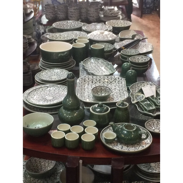 BỘ ĐỒ ĂN CÚNG GIA TIÊN BÈO XANH ĐỒNG