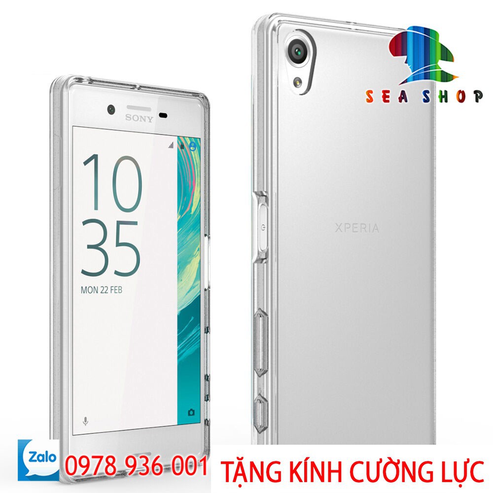 [TẶNG CƯỜNG LỰC]Ốp lưng Sony Xperia XA - F3316 silicon trong suốt
