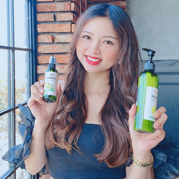 Liệu trình dầu gội +2 xịt tinh dầu bưởi kích mọc tóc pomelo Emer Garin dưỡng tóc