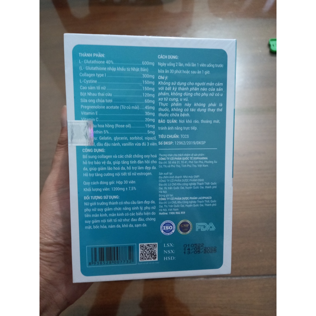 Viên Uống Trắng Da