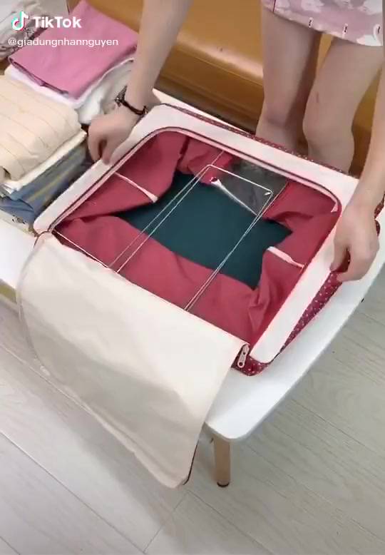 🌹(BIG SIZE) -Túi Đựng Quần Áo Khung Thép - Gấp gọn tiện lợi, bảo quản quần áo bền đẹp | BigBuy360 - bigbuy360.vn