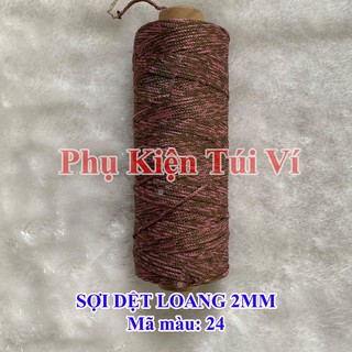 Sợi dệt loang (màu 21-24) 28k/c 125g