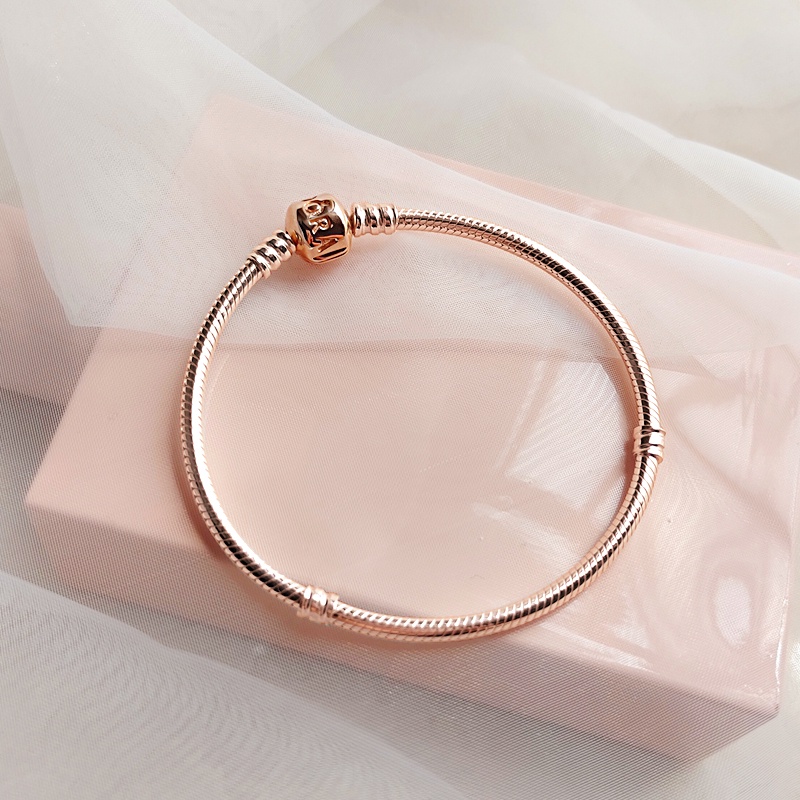 PANDORA Chuỗi Hạt Mạ Vàng Hồng 925 Hình Dreamcatcher