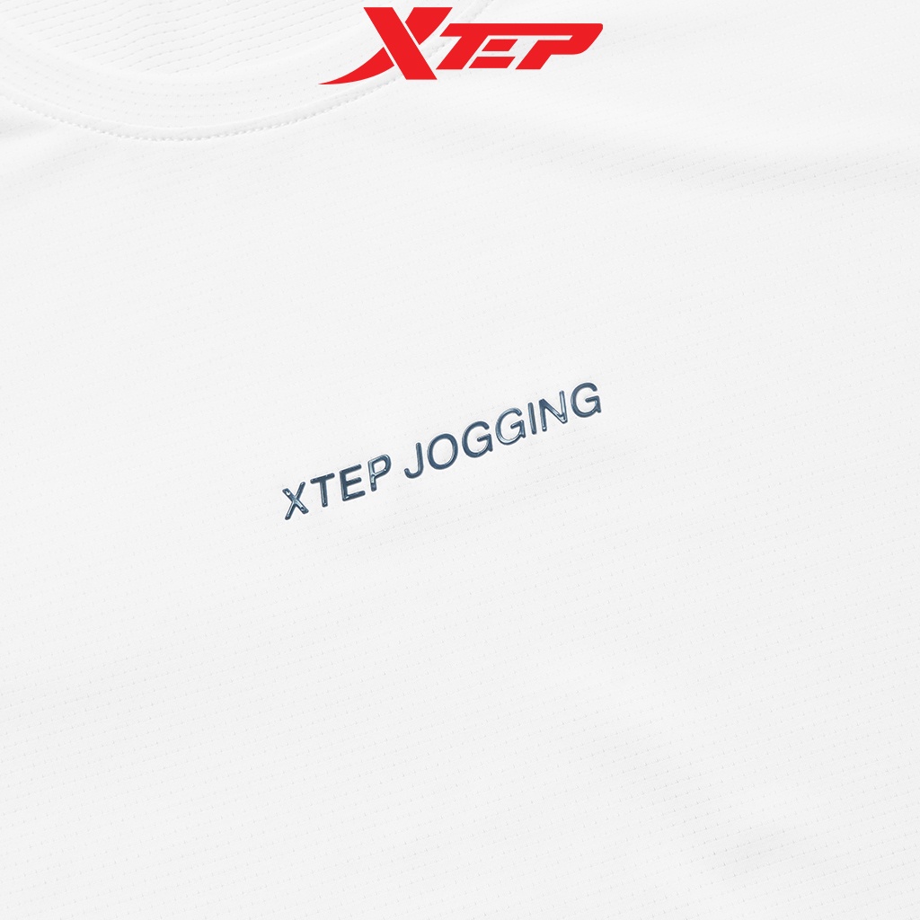 Áo thun thể thao nam Xtep Jogging, cổ tròn, thấm hút mồ hôi siêu tốt, có lỗ thoáng khí, vận động thoải mái 878229010226