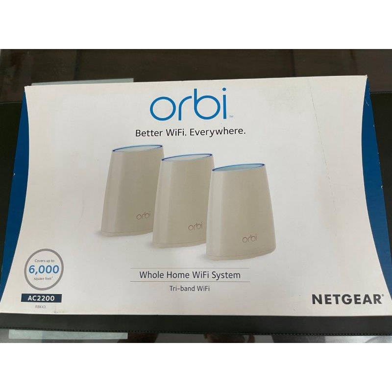 Bộ phát wifi Netgear Orbi Mesh RBK43 1 RBR40,2 RBS40 thumbnail