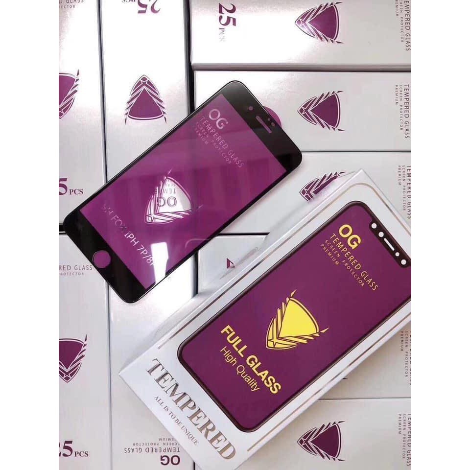 Kính Cường Lực iPhone Siêu Xịn OG Tím iP 6,6s,6 plus,6s plus,7,7 plus,8,8 plus,x,xr,xs,xs max,11,11 promax,12,12pro