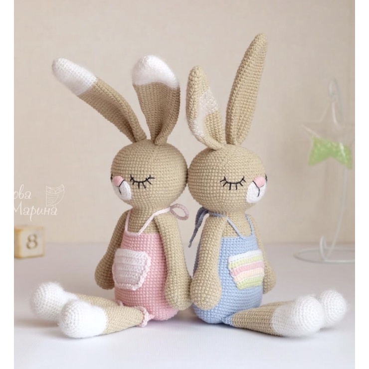 Thú len nhồi bông handmade - Bunny (50cm)