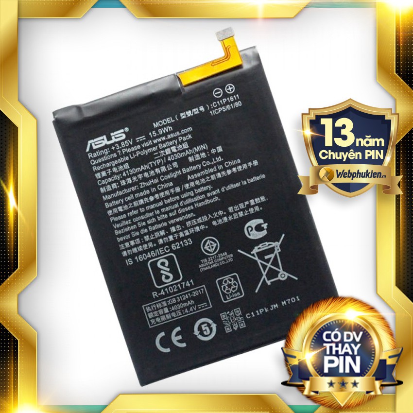 Pin Asus Zenfone Max Plus M1 ZB570TL C11P1611 - 4130mAh