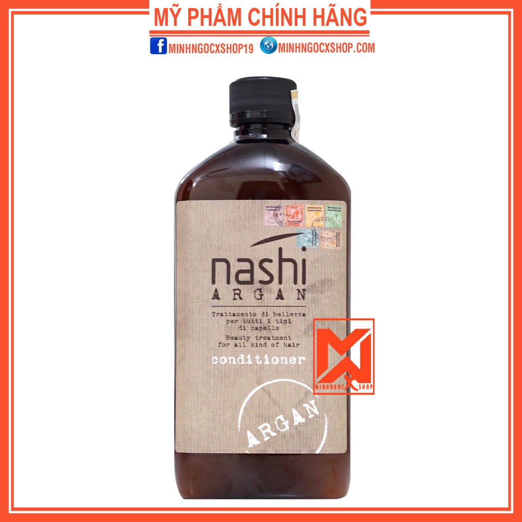 Dầu xả phục hồi hư tổn NASHI ARGAN 500ml chính hãng