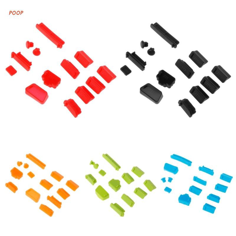 Set 13 Nút Bịt Chống Bụi Bằng Silicone Nhiều Màu Cho Laptop | BigBuy360 - bigbuy360.vn