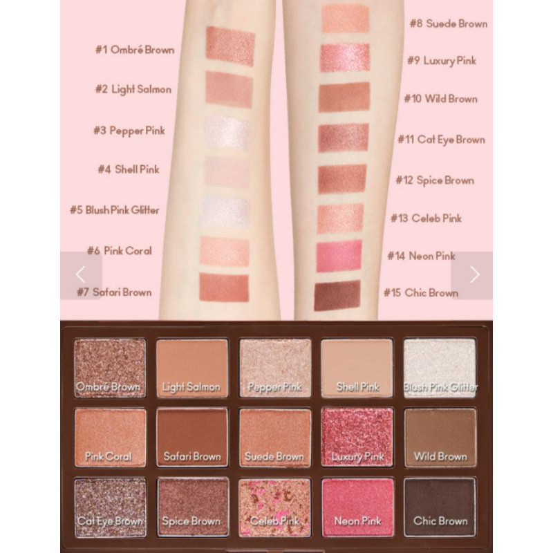 (trả bill) bảng phấn 15 ô màu etude house