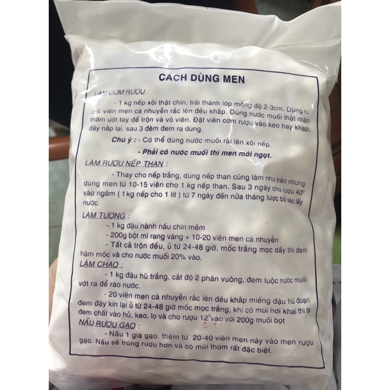 MEN CƠM RƯỢU (Men ngọt) NSX:01-09-2022.l