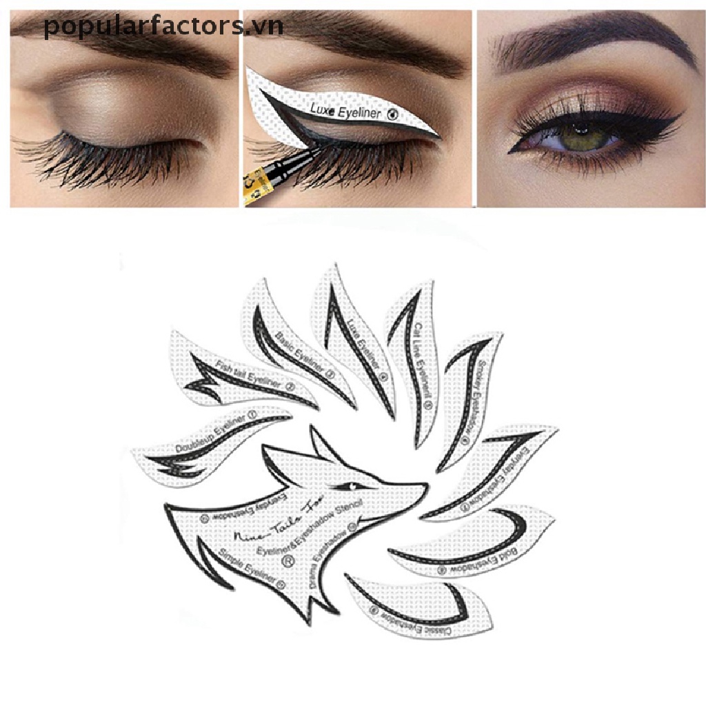 1 Khuôn Kẻ Mắt / Lông Mày Hình Đôi Cánh Độc Đáo
